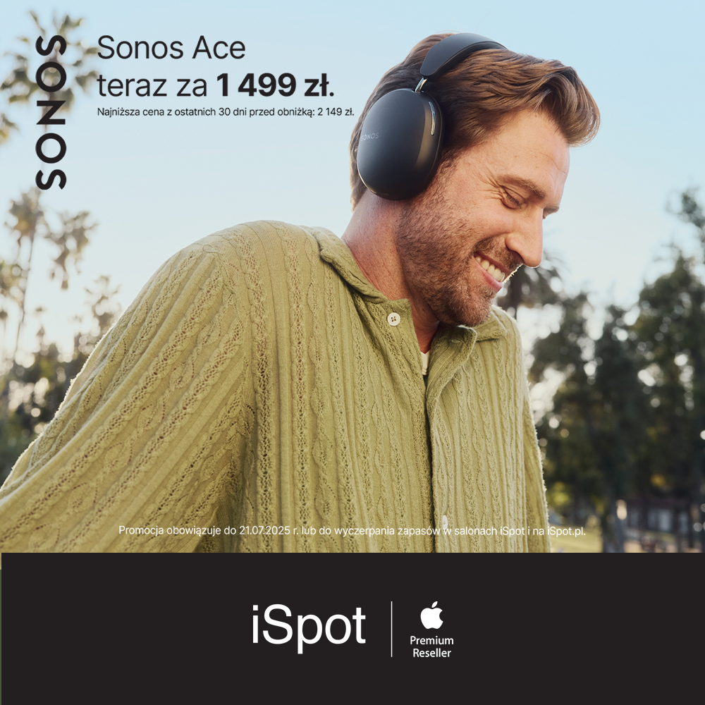 Sonos Ace za 1 499 zł w iSpot.