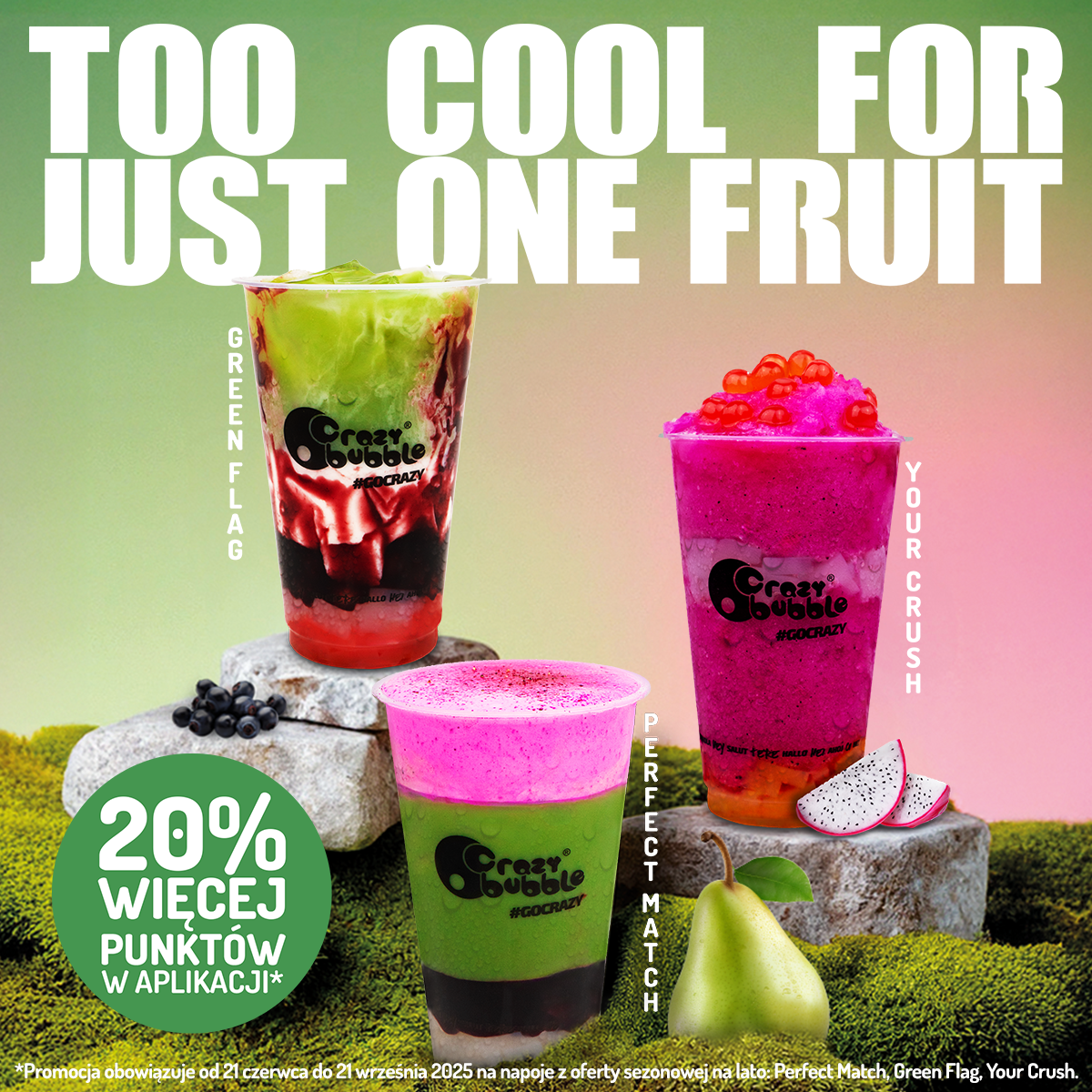 TOO COOL FOR JUST ONE FRUIT! 